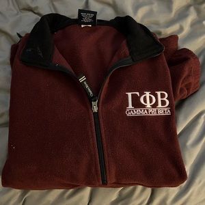 Gamma Phi Beta fleece quarter zip